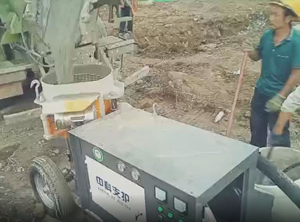 ZK700型混凝土濕噴機(jī)施工視頻